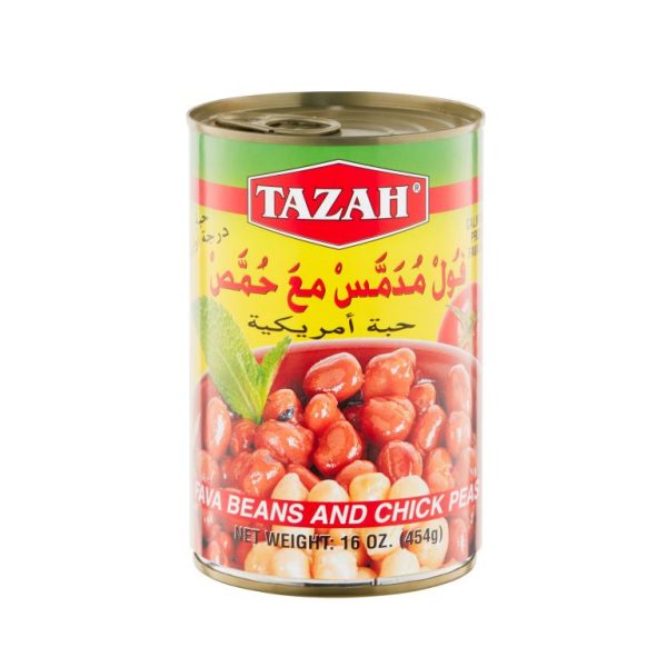 Tazah Fava Beans & Chick Peas 16 Oz