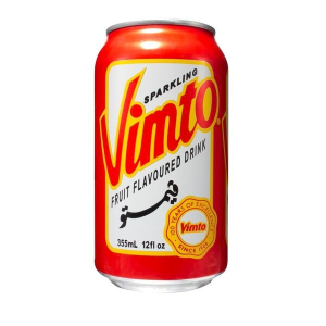 Bottle of Vimto Sparkling Fruit Drink