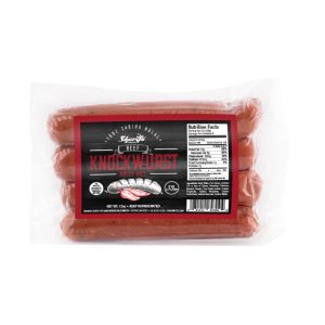 Sharifa Hot Beef Knockwurst 12 Oz