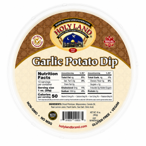 Holy Land Garlic Potato Dip - 10 oz