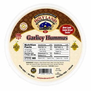 Holy Land Garlicy Hummus