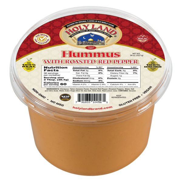 Holy Land Roasted Red Pepper Hummus