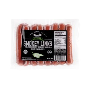 Sharifa Beef Smokey Links w/ Jalapeno 10 Oz