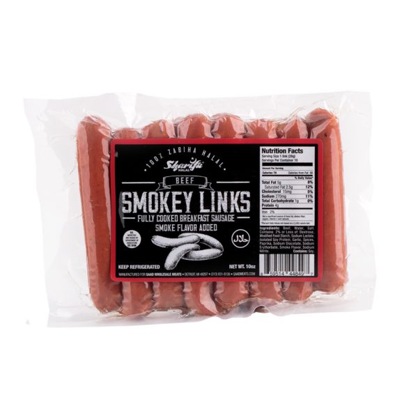 Sharifa Beef Smokey Links - 10 oz