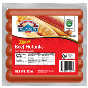Al Safa Beef Hotlinks 12 Oz