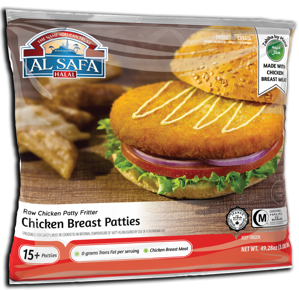 Al Safa Breaded Chicken Patties — 24 oz