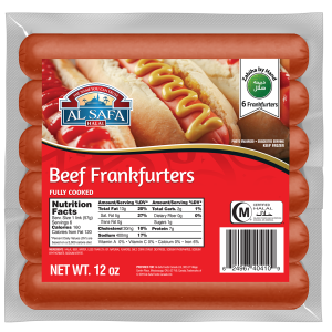 Al Safa Beef Frankfurters 12 Oz