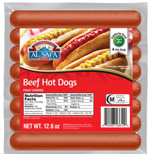 Al Safa Halal Beef Hot Dogs - 12.6 oz