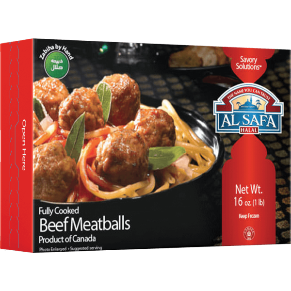 Al Safa Beef Meatballs - 16 Oz