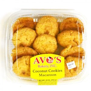 Avo's Bakery Coconut Cookies Macaroon 10 Oz