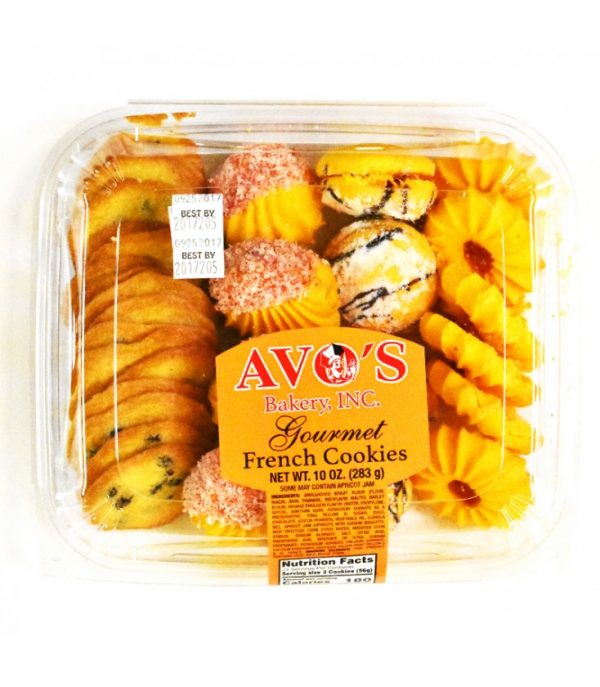 Avo's Bakery Gourmet French Cookies 10 Oz