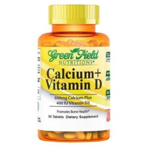 Greenfield Nutrition Calcium and Vitamin D3 90 Tablets