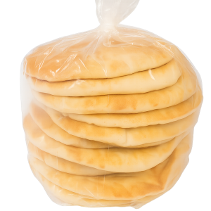 Holy Land Handmade Pita Bread – 10 Pc (Traditional Pocket Style)