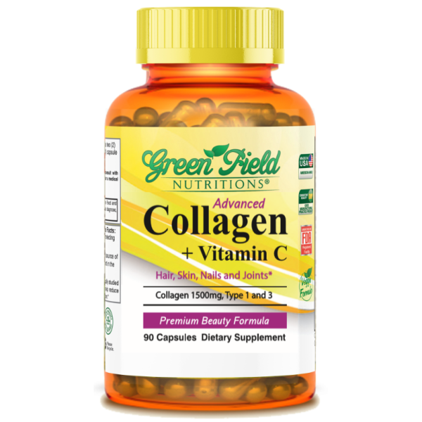 Greenfield Nutrition Collagen w/ Vitamin C 90 Tablets