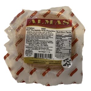 Almas Beef Mortadella w/ Pistachio - 8 Oz