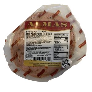 Almas Beef Deli Roll W/ Mushroom 8 Oz