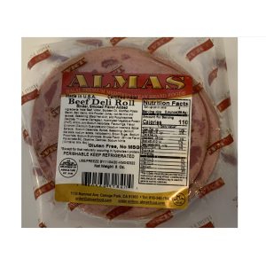 Almas Beef Deli Roll Smokey - 8 Oz