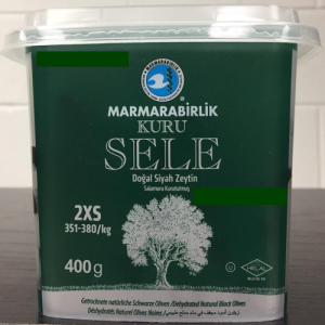 Marmarabirlik 2XS Kuru Sele Dried Black Olives 400 Gm