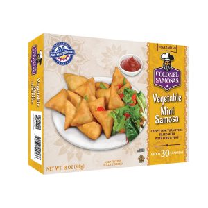 Colonel Samosas Vegetable Mini Samosa — 18 oz 