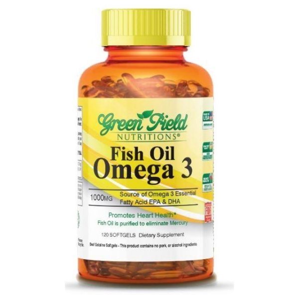 Greenfield Nutrition Omega 3 Fish Oil 120 Tablets
