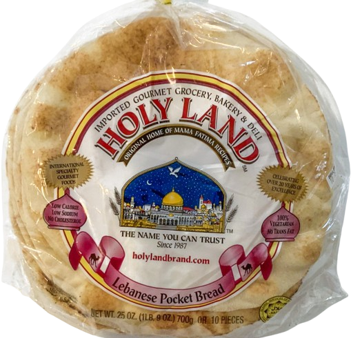Holy Land Lebanese Pita Bread – 10 Pc
