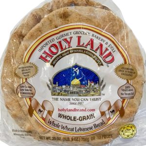 Holy Land Whole Wheat Lebanese Pita Bread – 10 Pc