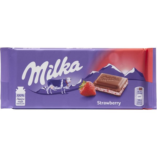 Milka Chocolate Bars — 70–100 Gm (All Flavors)