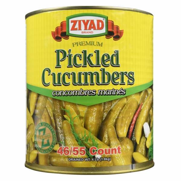 Ziyad Pickled Cucumbers 46/55 4 Lb