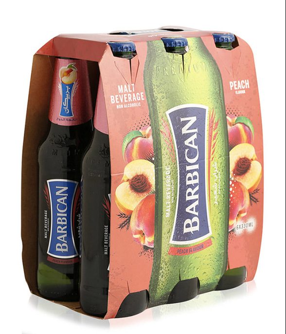 Barbican Peach Non-Alcoholic Malt Beverage — 330 ML