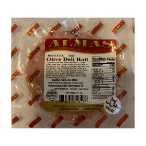 Almas Beef Deli Roll With Olives - 8 oz