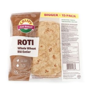 Crispy Roti Bread Whole Wheat - 15 Pc