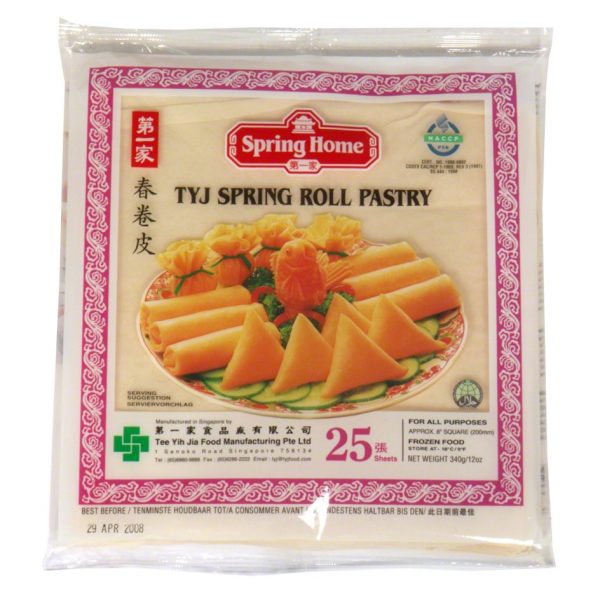 spring Home tyj spring roll Spring Home TYJ Spring Roll Sheets - 25 pc, 12 oz