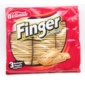 Wellmade Finger Cookies 400 Gm