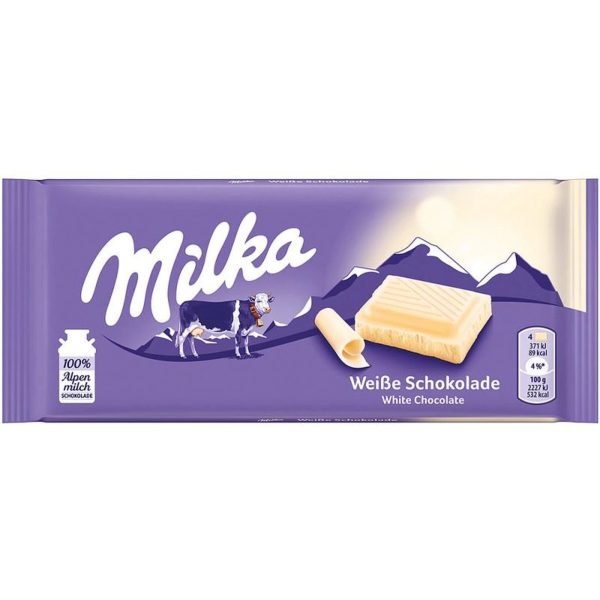 Milka Chocolate Bars — 70–100 Gm (All Flavors)