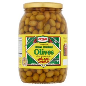 Ziyad Balady Green Cracked Olives 48 Oz