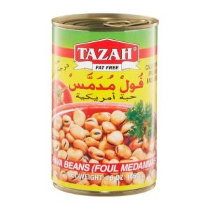 Tazah Plain Fava Beans (Foule Medammas) – 454g