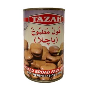 Tazah Cooked Broad Fava beans 16 Oz
