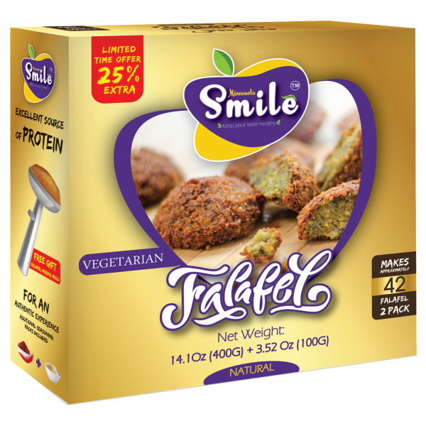 Falafel 400g (1) Smile Lebanese Falafel Mix - 500 Gm