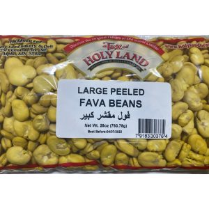 HLLPFB Holyland Large Peeled Fava Beans 28 Oz