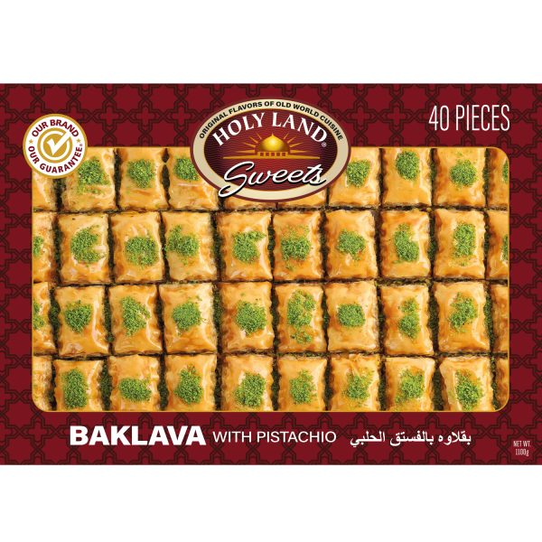 HolyLandSweets-Baklava-Pistachio-MED-updated Holy Land Baklava Stuffed with Pistachio