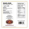 HolyLandSweets-Baklava-Walnut-40-PCS-Nutrition Holy Land Baklava Stuffed with Walnuts
