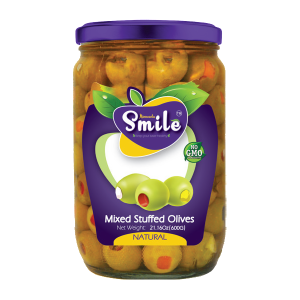 Smile Stuffed Mixed Olives 600 Gm