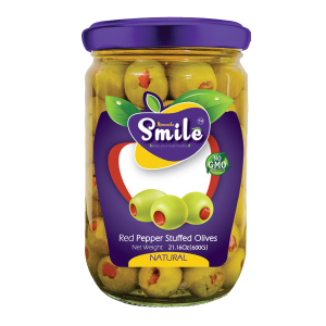 Smile Stuffed Olives W/ Pepper - 600 Gm