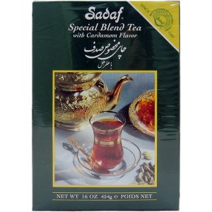 Sadaf Special Blend Tea W/ Cardamon Loose 16 Oz