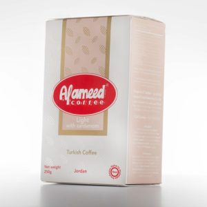 Al Ameed Light Ground Coffee W/ Cardamom 1/2 Lb
