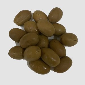 green cracked Green Cracked Colossal Olives - Per ½ Lb