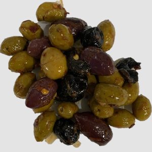 mixed spicy Mixed Spicy Olives - Per ½ lb