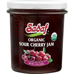 Sadaf Organic Sour Cherry Jam - 13 Oz