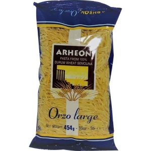 Arheon Orzo 16 Oz Arheon Orzo Pasta Healthy Middle Eastern and Mediterranean Grocery Store