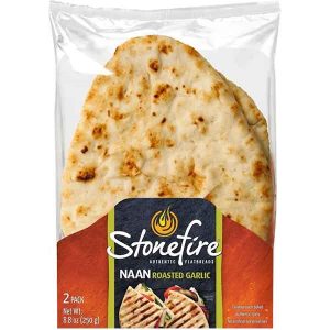 Stonefire Garlic Roasted Naan 2 Pack 250 Gm